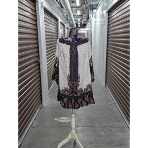 Xhilaration Plus Size 3X oversized  off shoulder flowy boho mini dress